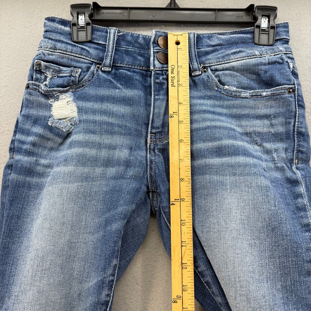 BKE Jeans Women's 25 (2) Blue Stella Mid-Rise Slim Fit Ankle Skinny Preppy - Picture 11 of 13